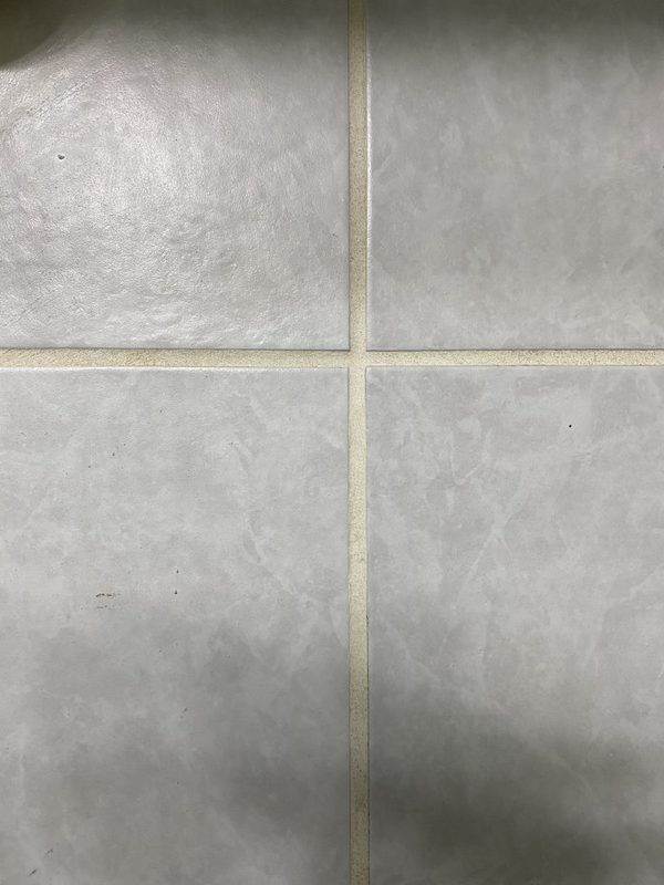 tiles with clean grout