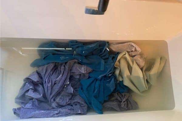 laundry stripping before and after towels