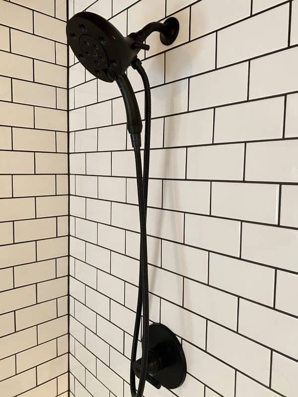 Tile And Grout Color Combinations, White Shower Tile With Black Grout
