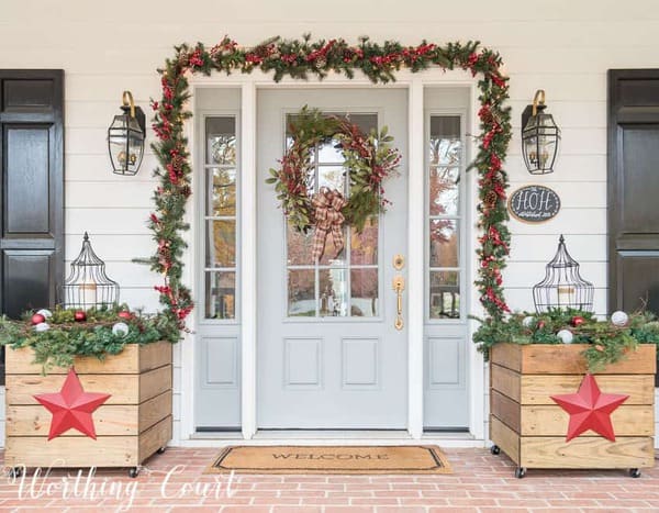 christmas front porch decorating ideas