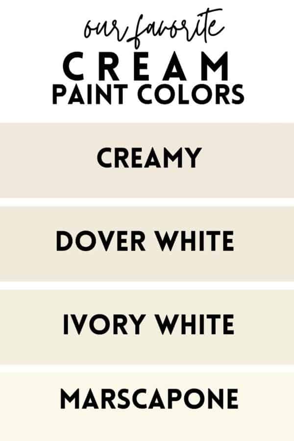 The 21 best cream paint colors