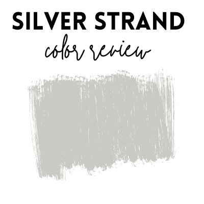 sherwin williams silver strand paint color review
