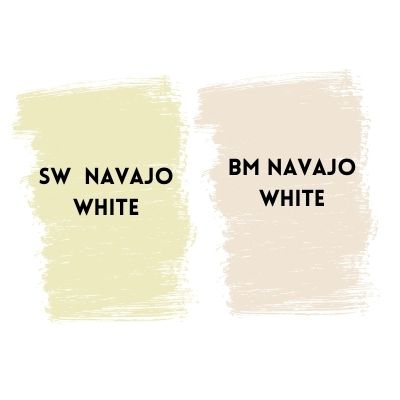 Sherwin williams navajo white vs. Benjamin Moore Navajo White 