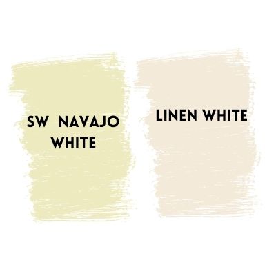 sherwin williams navajo white vs linen white