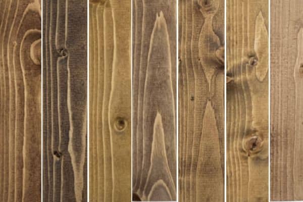 We tested popular wood stain colors on 5 different species of wood so you don’t have to