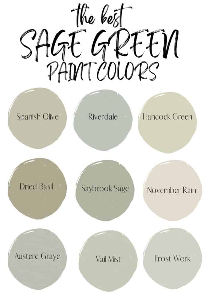 Sherwin Williams Clary Sage Palette Sage Green Color Palette |  Islamiyyat.Com