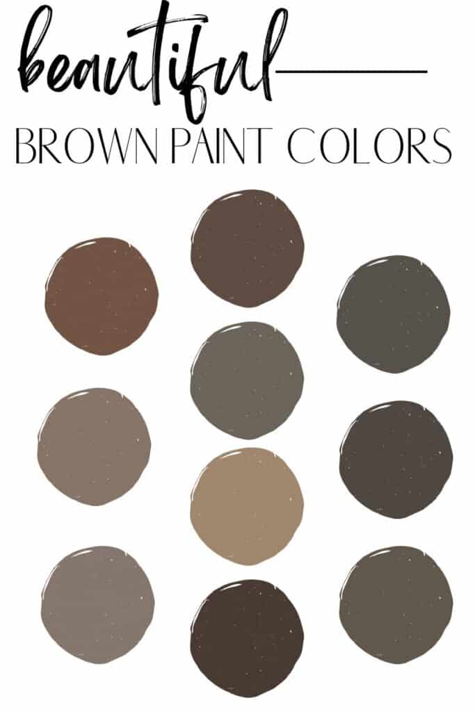  the best brown paint colors 
