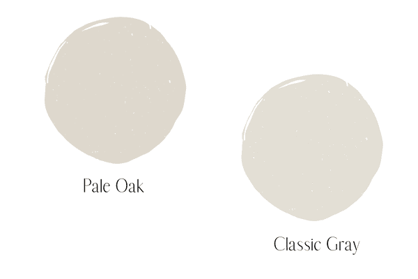 pale oak vs classic gray