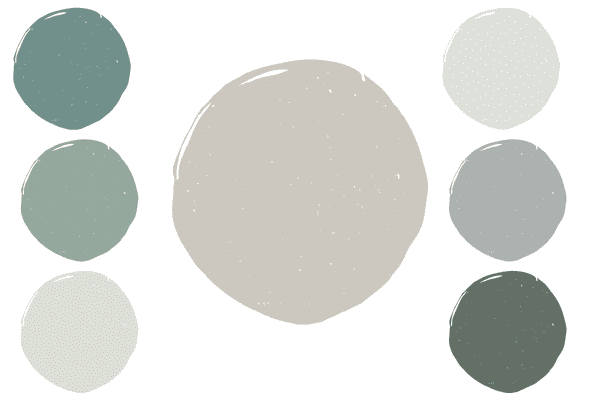 repose gray coordinating colors 