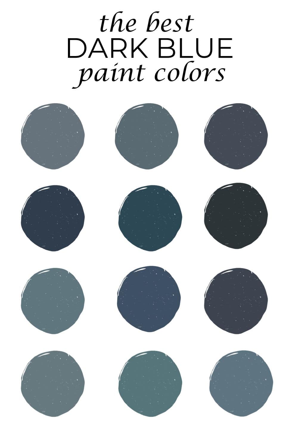Beautiful dark blue paint colors for your home